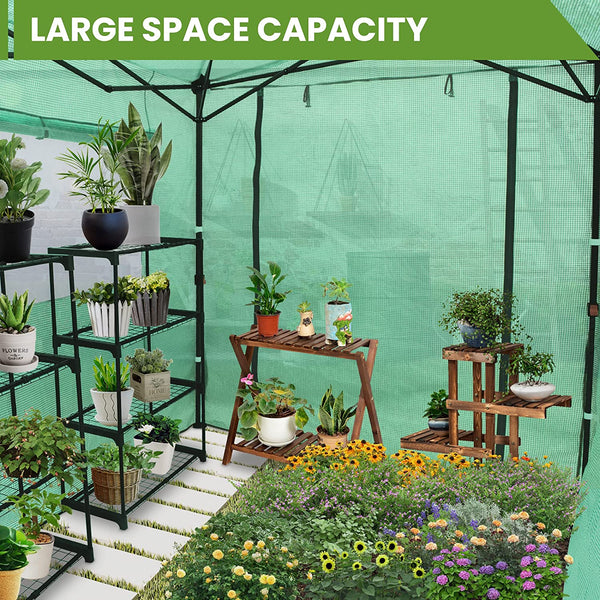 8'x 6' Portable Walk-in Instant Pop up Greenhouse