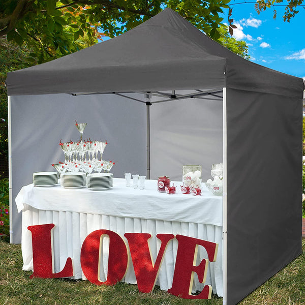 10' x 10' Pop Up Sidewall Canopy Tent - 5 pieces of sidewall with Rolling Storage Bag