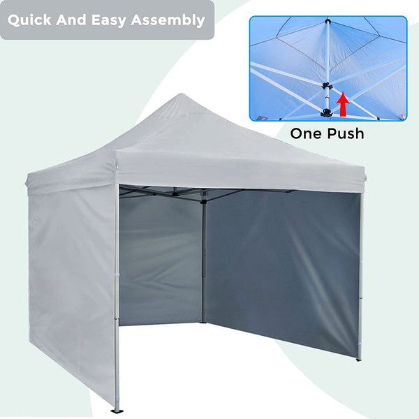 10' x 10' Pop Up Sidewall Canopy Tent - 5 pieces of sidewall with Rolling Storage Bag