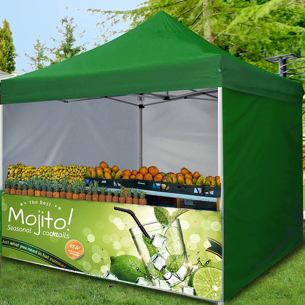 10' x 10' Pop Up Sidewall Canopy Tent - 5 pieces of sidewall with Rolling Storage Bag