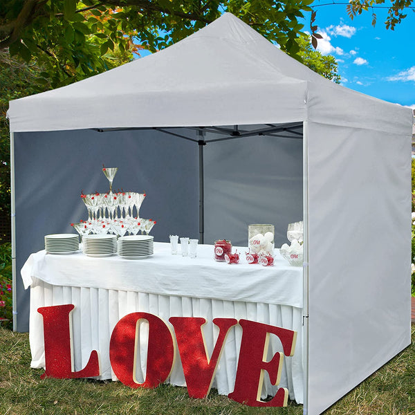 10' x 10' Pop Up Sidewall Canopy Tent - 5 pieces of sidewall with Rolling Storage Bag