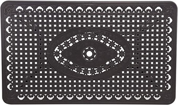 Dining Table with 1.97" Umbrella Hole for Lawn Garden Backyard