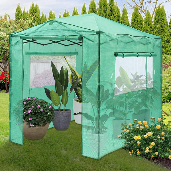 8'x 6' Portable Walk-in Instant Pop up Greenhouse