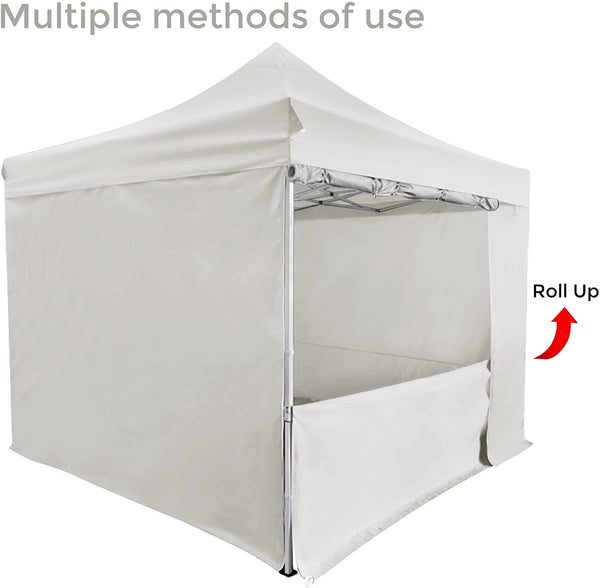 10' x 10' Pop Up Sidewall Canopy Tent - 5 pieces of sidewall with Rolling Storage Bag