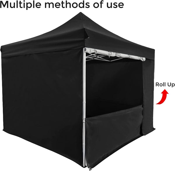10' x 10' Pop Up Sidewall Canopy Tent - 5 pieces of sidewall with Rolling Storage Bag