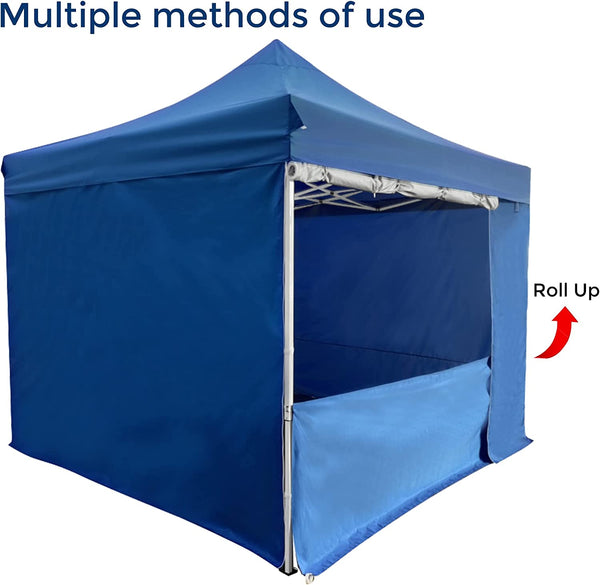 10' x 10' Pop Up Sidewall Canopy Tent - 5 pieces of sidewall with Rolling Storage Bag