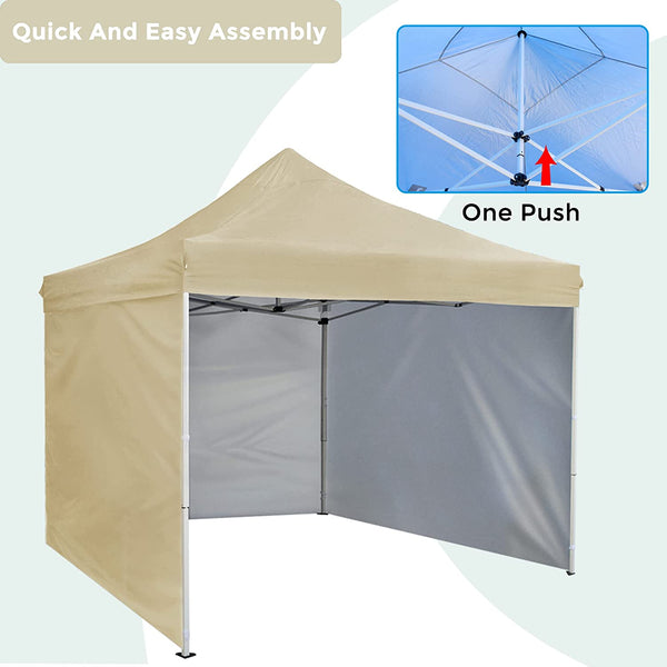 10' x 10' Pop Up Sidewall Canopy Tent - 5 pieces of sidewall with Rolling Storage Bag