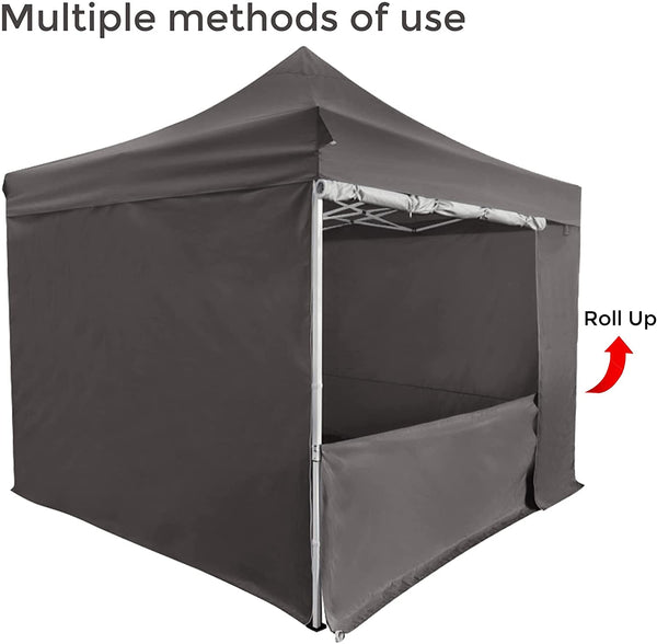 10' x 10' Pop Up Sidewall Canopy Tent - 5 pieces of sidewall with Rolling Storage Bag
