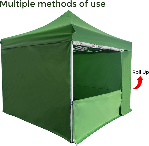 10' x 10' Pop Up Sidewall Canopy Tent - 5 pieces of sidewall with Rolling Storage Bag