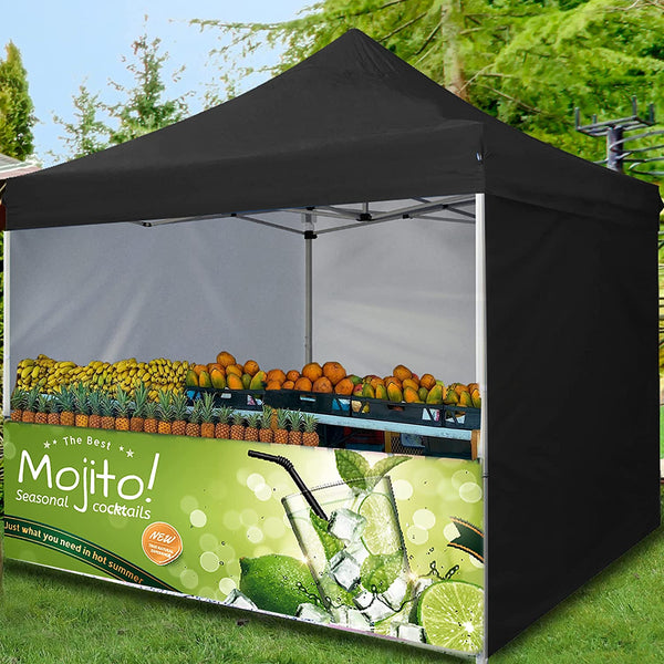10' x 10' Pop Up Sidewall Canopy Tent - 5 pieces of sidewall with Rolling Storage Bag