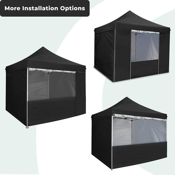 10' x 10' Pop Up Sidewall Canopy Tent - 5 pieces of sidewall with Rolling Storage Bag