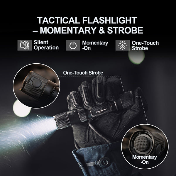 E9R GEN4 - 2,550 Lumen Tactical EDC Flashlight