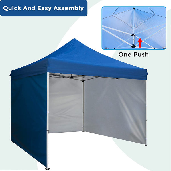 10' x 10' Pop Up Sidewall Canopy Tent - 5 pieces of sidewall with Rolling Storage Bag