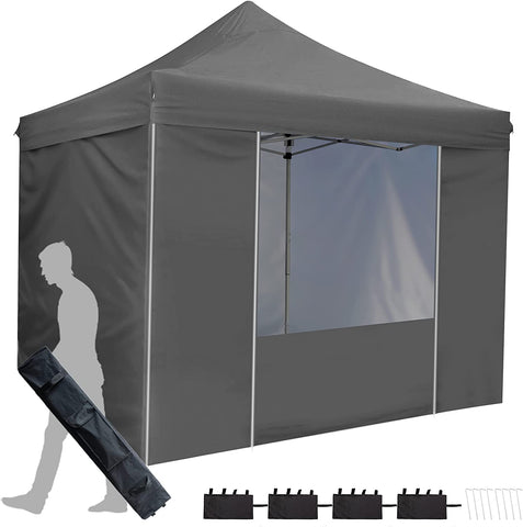 10' x 10' Pop Up Sidewall Canopy Tent - 5 pieces of sidewall with Rolling Storage Bag