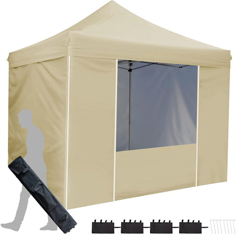 10' x 10' Pop Up Sidewall Canopy Tent - 5 pieces of sidewall with Rolling Storage Bag