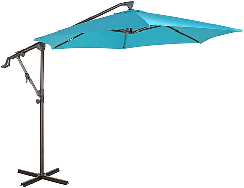 10ft Outdoor Cantilever Aluminum Umbrella
