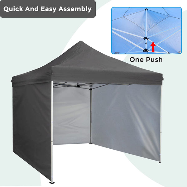 10' x 10' Pop Up Sidewall Canopy Tent - 5 pieces of sidewall with Rolling Storage Bag
