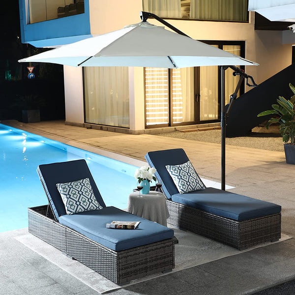 10ft Outdoor Cantilever Aluminum Umbrella