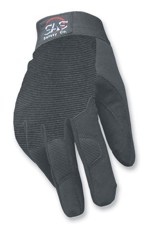 SAS MX ProTool 6353 Black High Performance Material Handling Mechanic's Gloves - Large