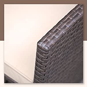 Casual 3 Piece Patio Furniture Set  with Storage Coffee Table