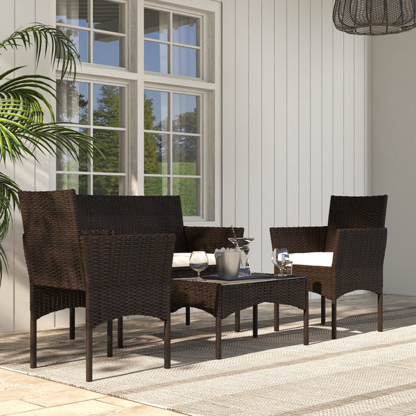 4 - Person Seating Group with Cushions