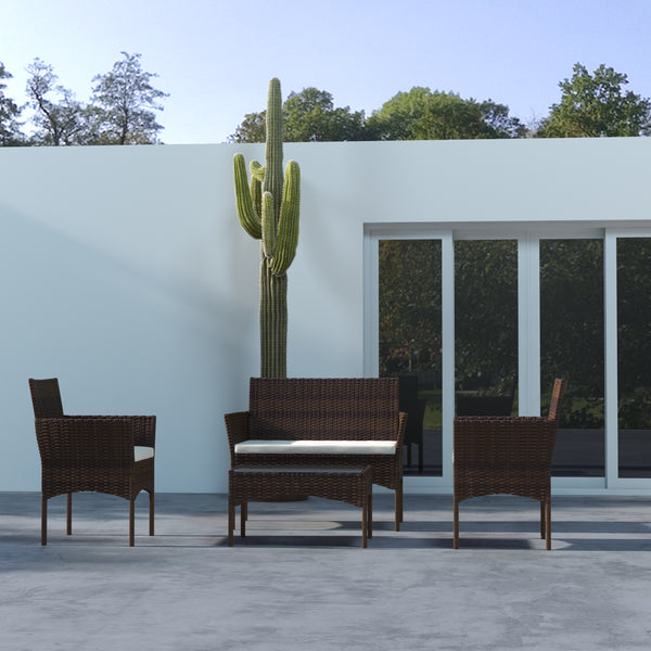4 - Person Seating Group with Cushions