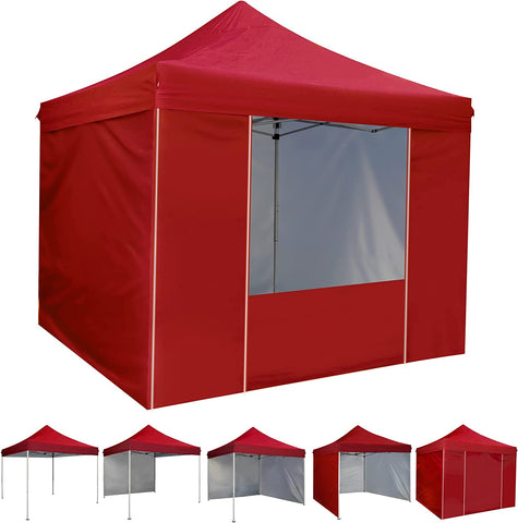 10' x 10' Pop Up Sidewall Canopy Tent - 5 pieces of sidewall with Rolling Storage Bag