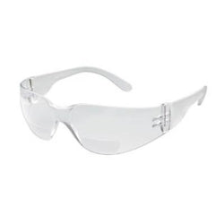 StarLite Safety Glasses Mag, Clear Wraparound Bi-Focal Lens, 1.5 Magnification, Clear Frame - For Your Safety USA