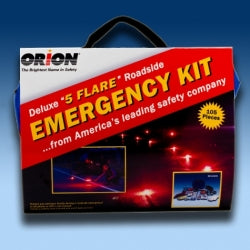 Orion Deluxe 5-Flare Roadside Emergency Kit - For Your Safety USA