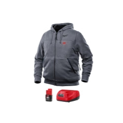 Milwaukee M12 Heated Hoodie Kit, Size Small (Gray) - For Your Safety USA