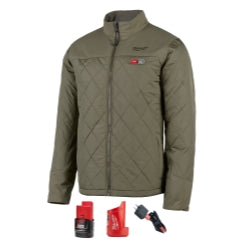 Milwaukee M12 Heated Axis Jacket Kit, Size 3X, Olive Green - For Your Safety USA