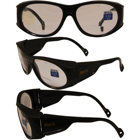 Blackhawk Clear Lens 1.5x Magnifier Safety Glasses, Lightweight with Side Protection Wings - For Your Safety USA