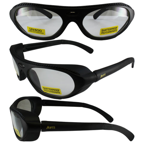 3M Lexa@ Safety Glasses with Clear Anti-Fog Lens and Black Temple - For Your Safety USA