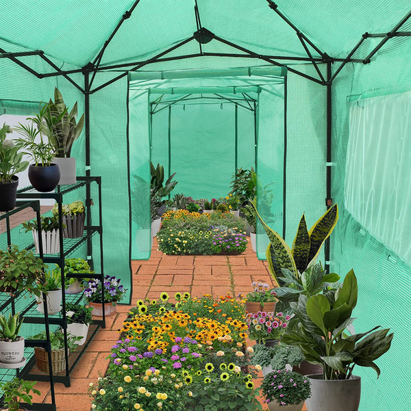 8'x 6' Portable Walk-in Instant Pop up Greenhouse