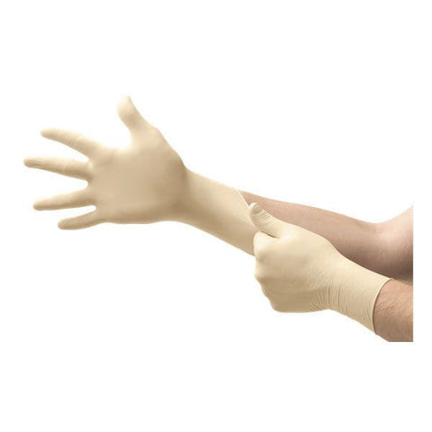 Microflex Diamond Grip MF-300-L Disposable Exam Latex Gloves, Large 10 Boxes/1 Case - For Your Safety USA