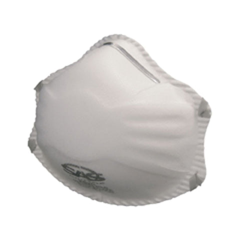 SAS Safety 8620 Particulate Respirator Mask, R95 Filter, Polypropylene Fabric, White 20 Pack